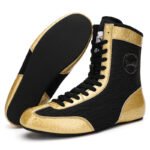 Mixed Combat Training Wrestling Soft Sole High Top Fitness Lifting Shoes - Image 8