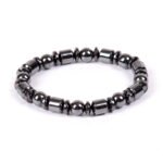 Black Stone Magnetic Therapy Bracelet - Wellness & Energy Wristband - Image 5
