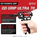 Elite Precision Adjustable Hand Gripper – Parallel Link Forearm & Wrist Strengthener