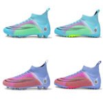 Fitness Eddy Youth All-Ground Competition Sneakers – Premium High-Top Mandarin Duck Field Sports Shoes - Image 6