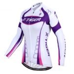 Spring and autumn women's long-sleeved cycling jersey suit - Image 5