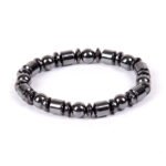 Black Stone Magnetic Therapy Bracelet - Wellness & Energy Wristband - Image 4