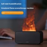 USB Simulated Flame Humidifier & Aroma Diffuser - Timed Aromatherapy Machine - Image 4