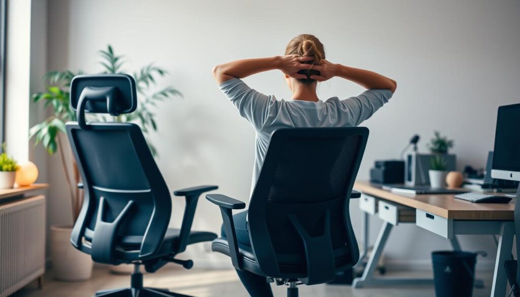 Chair yoga for desk workers