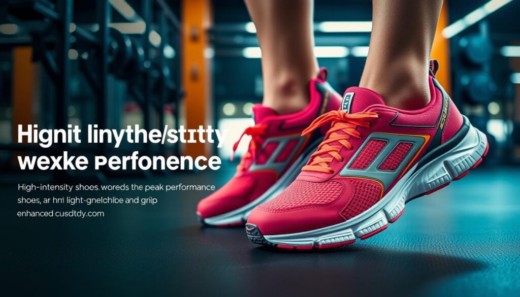 High-intensity workout shoes