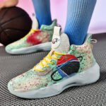 Luminous High-Top Basketball Shoes - Glow-in-the-Dark Athletic Sneakers - Image 3