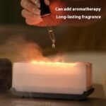 USB Simulated Flame Humidifier & Aroma Diffuser - Timed Aromatherapy Machine - Image 2