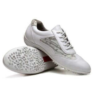 Women's Light Soft Casual Leather Waterproof Breathable Non-Slip Sneakers - Image 6