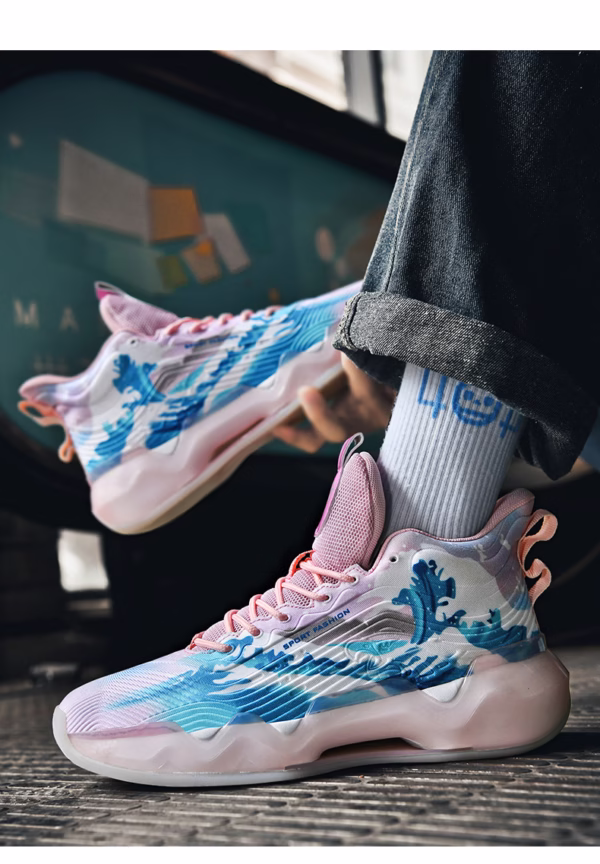 Luminous High-top Basketball Shoes - Image 5