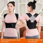 Elite Unisex Anti-Humpback Posture Corrector – Four-Seasons Chest Lift & Lumbar Support Brace - Image 2