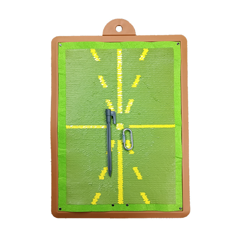 Golf Hitting Mat – Indoor and Outdoor Swing Training Practice Mat, 30 x 40 cm Plastic 16 Indoor And Outdoor Hitting Training Golf Mat