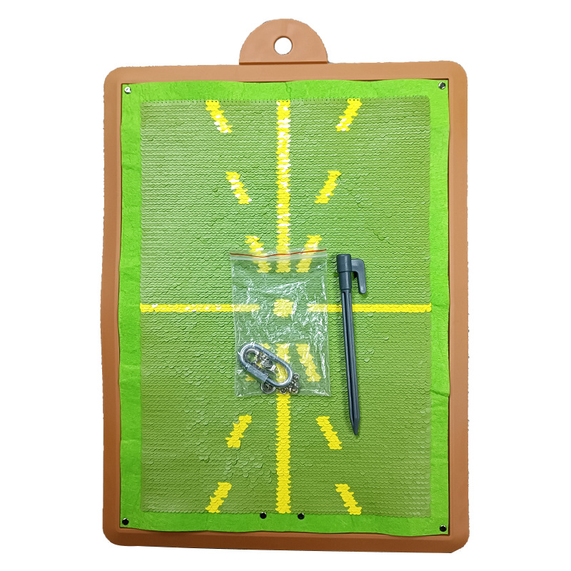 Golf Hitting Mat – Indoor and Outdoor Swing Training Practice Mat, 30 x 40 cm Plastic 18 Indoor And Outdoor Hitting Training Golf Mat