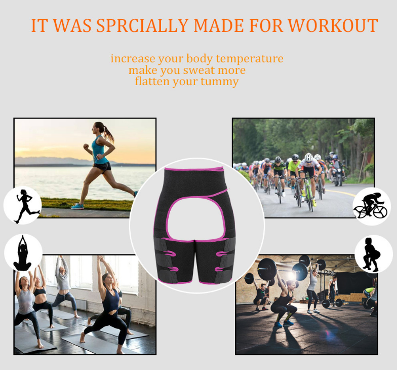 Thermo-Sculpt Advanced 3-in-1 Waist Trainer & Leg Strap Girdle 32 Thermo-Sculpt Advanced 3-in-1 Waist Trainer & Leg Strap Girdle