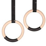 Fitness Eddy™ Elite Birch Gymnastic Rings – Professional Strength & Core Suspension Trainer