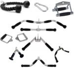 Comprehensive Cable Machine Attachment Set – Professional Gym Accessory Bundle