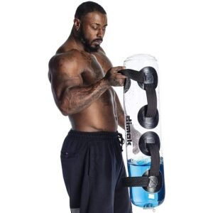 Transparent Cylindrical Weight-bearing Fitness Water Dumbbell - Image 4