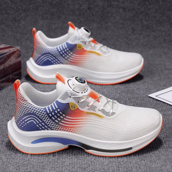 Fashionable Mesh Breathable Rotating Buckle Sneaker - Image 4
