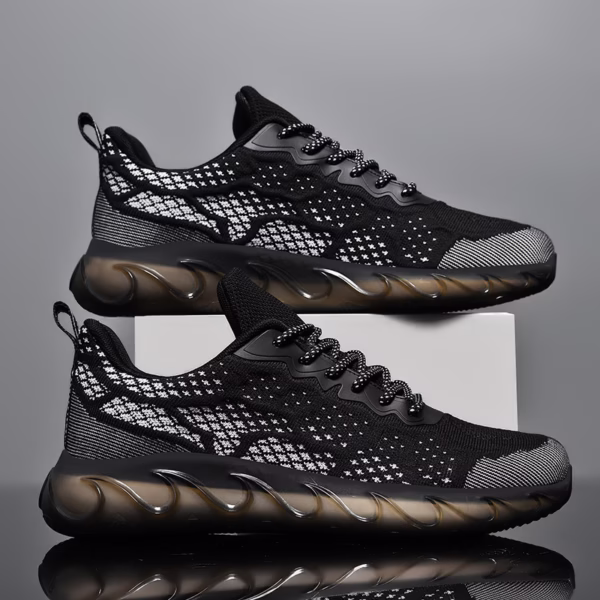 Men's Fashion Casual Fly Woven Mesh Shoes - Image 8