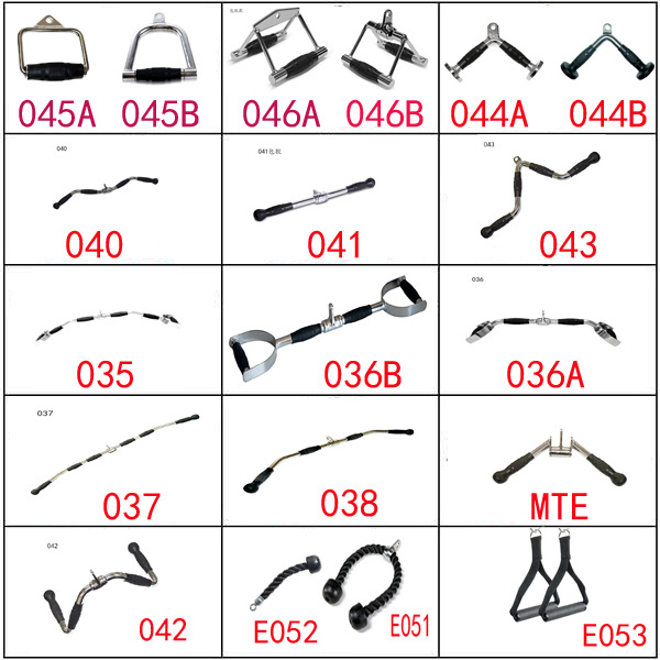 Comprehensive Cable Machine Attachment Set – Professional Gym Accessory Bundle