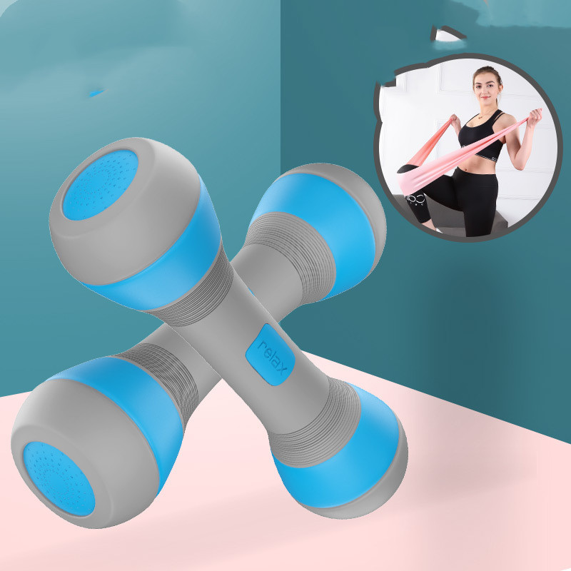 Adjustable Women's Dumbbells – Pair of 1-4 kg or 2-10 kg Fitness Dumbbells in Pink, Blue or Purple 23 Dumbbell Ladies Adjustable Weight Fitness Home Fitness Equipment Thin Arms Girls