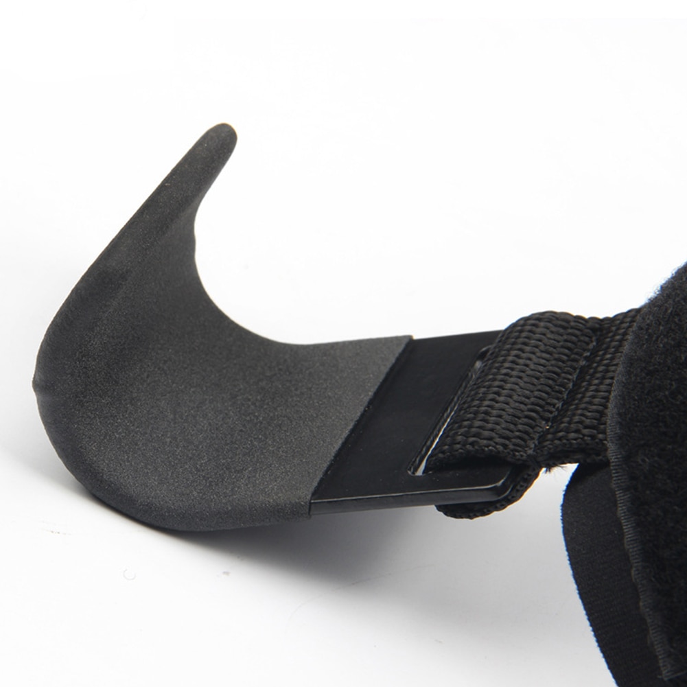 Weightlifting Wrist Hooks – Coated Steel Hook Lifting Straps with Rubber Velcro, 37.5 x 8 cm, 1 Pair 33 Fitness hook wrist guard