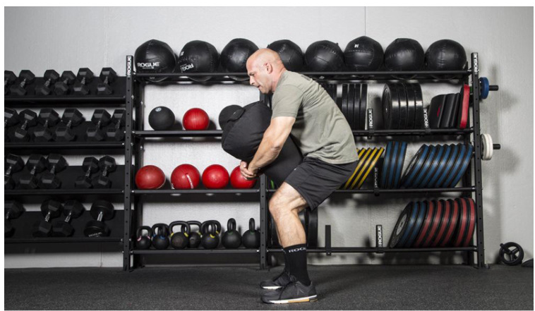 Strongman Training Sandbag – Heavy Duty Weight-Bearing Fitness Sandbag, 100 lb to 200 lb, Black 21 Fitness training weight-bearing sandbag