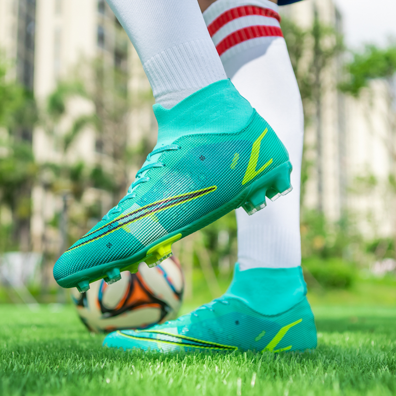 Football Boots Men's High Top AG Spike Artificial Turf 24 Football Boots Men's High Top AG Spike Artificial Turf