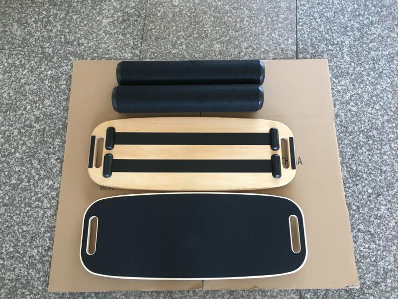 Balance Board with Roller – 74 x 28 cm Home Fitness Balance Trainer, Black 31 Home fitness balance board
