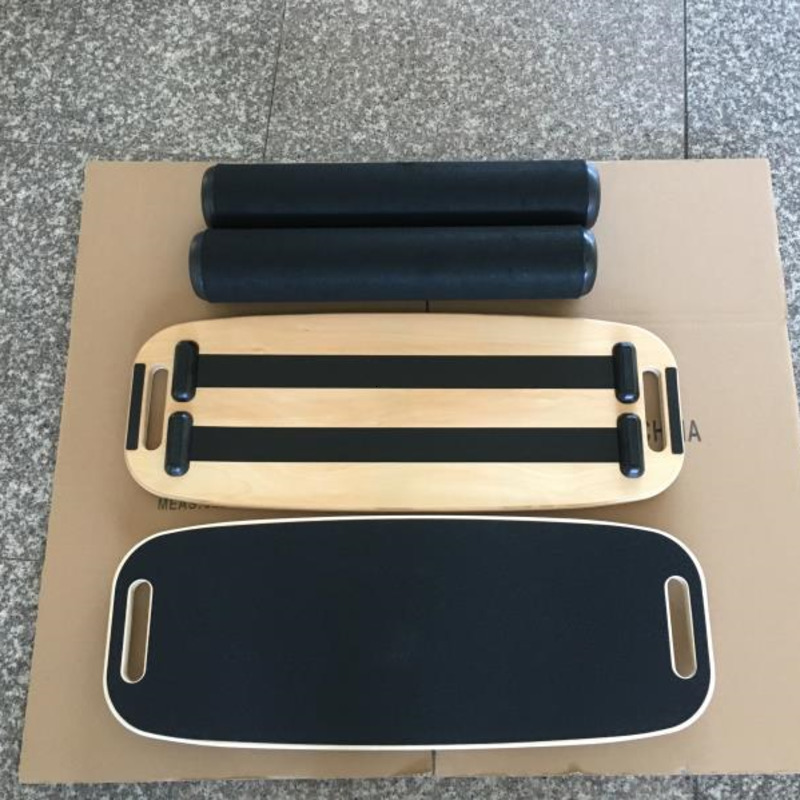 Balance Board with Roller – 74 x 28 cm Home Fitness Balance Trainer, Black 32 Home fitness balance board