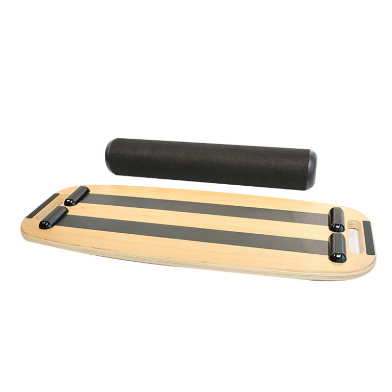 Balance Board with Roller – 74 x 28 cm Home Fitness Balance Trainer, Black 34 Home fitness balance board
