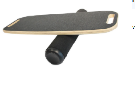 Balance Board with Roller – 74 x 28 cm Home Fitness Balance Trainer, Black 35 Home fitness balance board