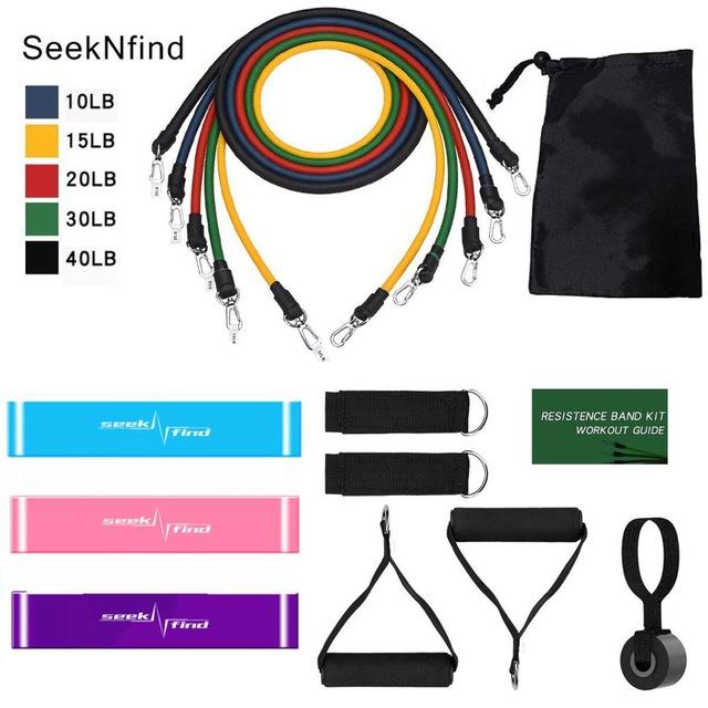Trail TPR Resistance Band Set – Army Green & Khaki Bands for Home, Gym & Outdoor Training