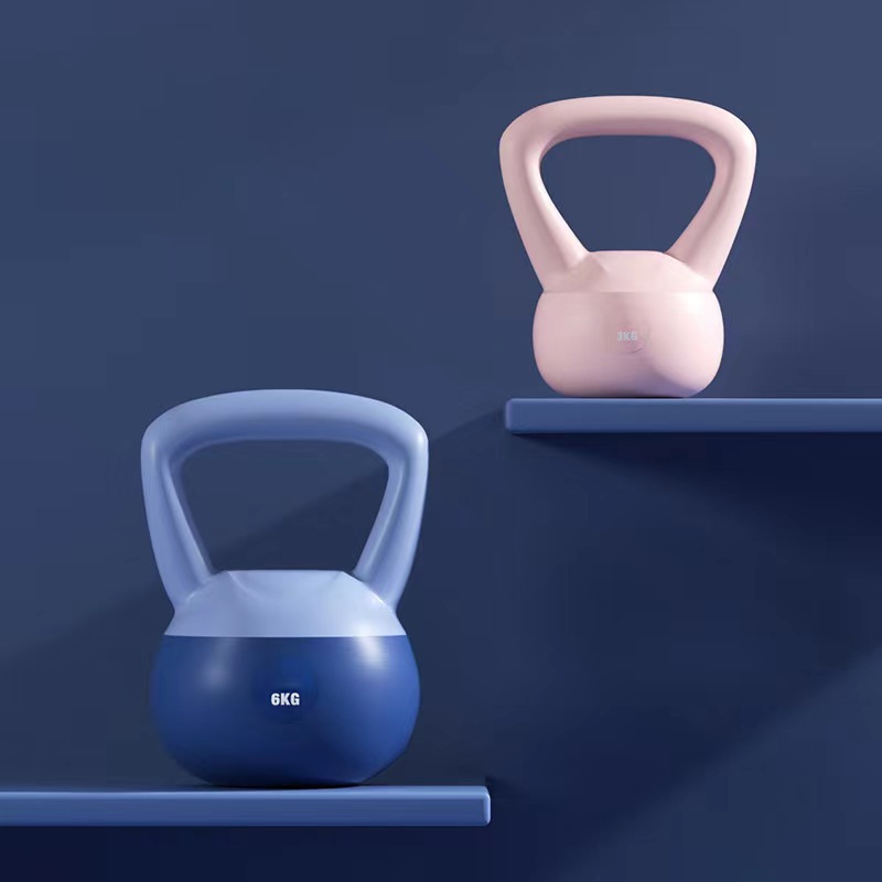 Women's Kettlebell 4 kg / 5 kg / 6 kg, PVC-Coated, Purple, Light Pink or Blue 26 Women's Kettlebell