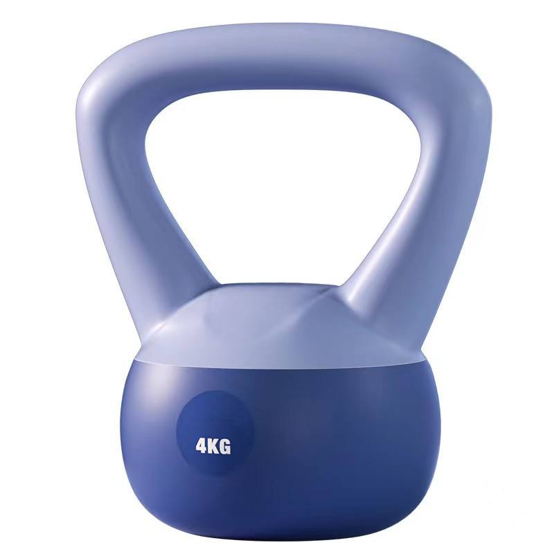 Women's Kettlebell 4 kg / 5 kg / 6 kg, PVC-Coated, Purple, Light Pink or Blue 32 Women's Kettlebell