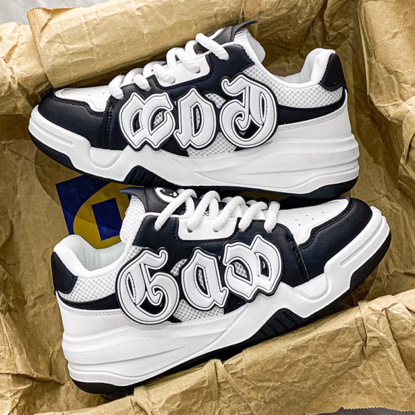 Mesh Surface Platform Bread Casual Canvas Shoes - Image 6