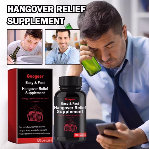 Hangover Relief Supplement Capsules Hangover Relief Supplement Body Care - Image 2