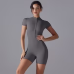 Yoga Short-sleeved Shorts Jumpsuit - Image 9