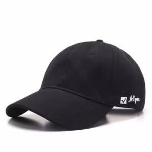 Soft top cap with side letter embroidery - Image 3