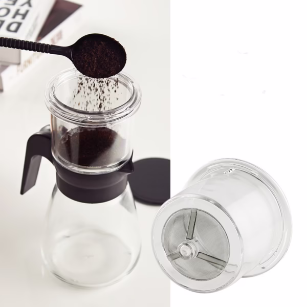 Coffee hand pot drip device without coffee filter - Image 5