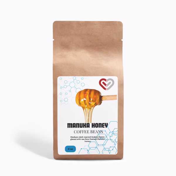 Manuka Honey Coffee Beans 4oz