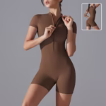 Yoga Short-sleeved Shorts Jumpsuit
