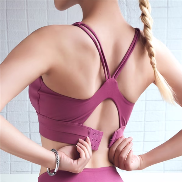Adjustable Back Sports Bra - Image 6