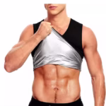 Fitness Corset Men's Shapewear Heat Trapping Shirt Sweat Body Shaper Vest Bodysuit - Image 7