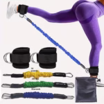 Ankle Strap Resistance Bands – Leg & Hip Strength Training for Home, Yoga, Pilates, and Gym Workouts - Image 3