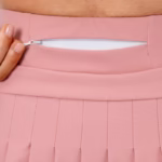 High Quality Tennis Skirt With Zipped Pocket Women Pleated Sports Skirt - Image 7