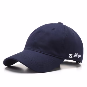 Soft top cap with side letter embroidery - Image 7