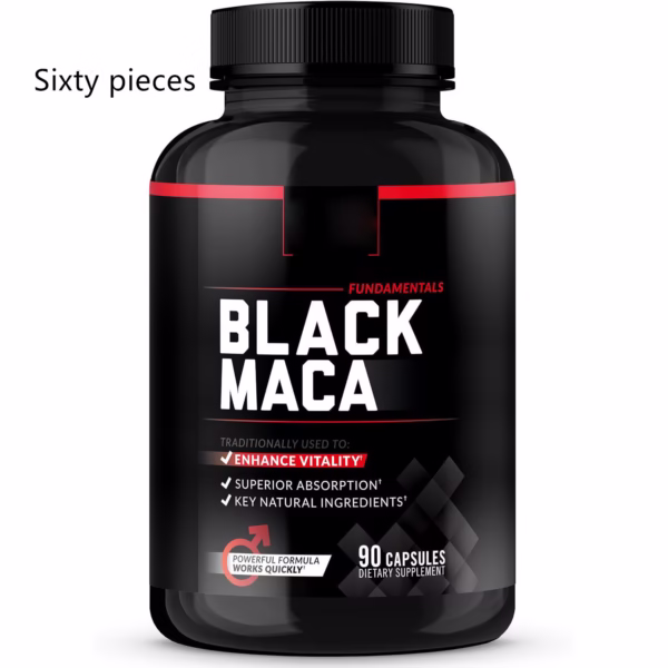 Men's Black Maca Capsules - Image 2