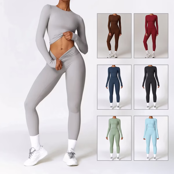 Tight-fitting Brushed Yoga Set