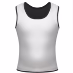 Fitness Corset Men's Shapewear Heat Trapping Shirt Sweat Body Shaper Vest Bodysuit - Image 10