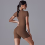 Yoga Short-sleeved Shorts Jumpsuit - Image 2